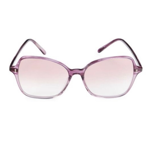 Oliver Peoples Accessories - Oliver Peoples Willetta 57MM Butterfly Square frame Sunglasses purple NWT